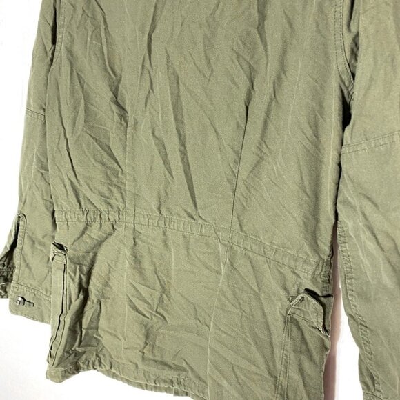 Vintage Logistik Army Green Cadets Utility Jacket L - Picture 10 of 11